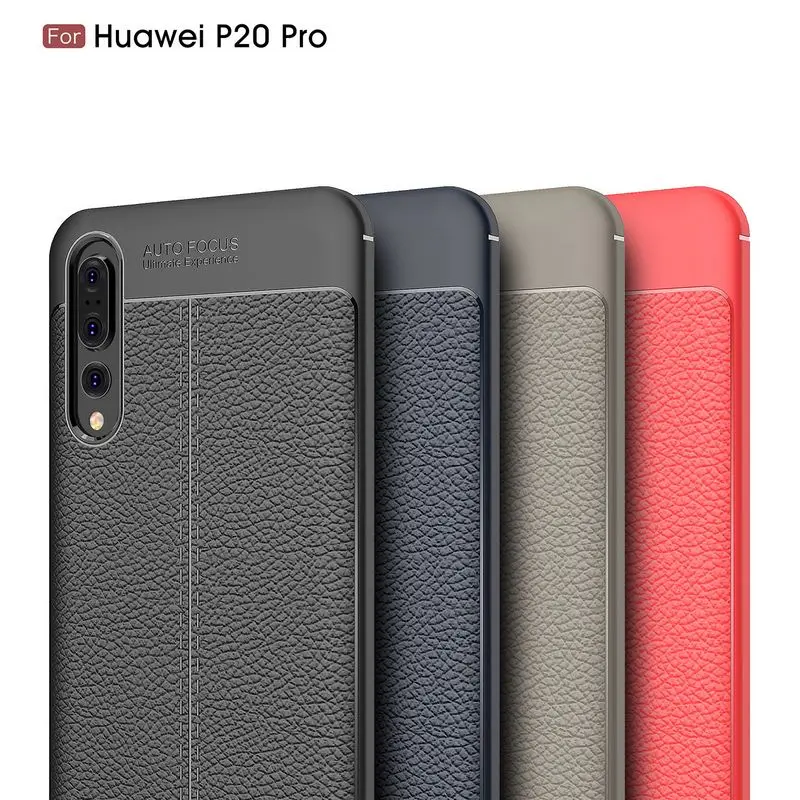 COMEBUY For Huawei P20 Pro Case Soft TPU Shockproof Leather Cover Fitted |