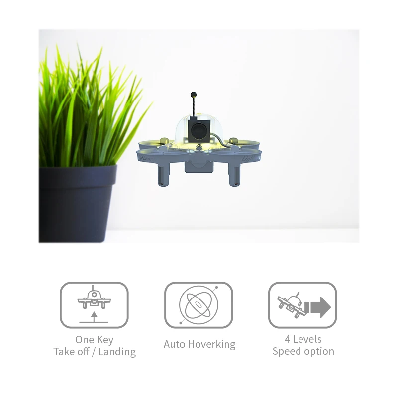 Мини Drone камера Вертолет высота удержания Quadcopter с видимым мониторы Управление 6