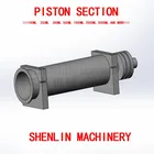 SHENLIN поршень фасовочной машины макс. емкость 500 мл нержавеющая сталь SS304 id63.5 мм L 250 мм M16 разъем 77 мм OD поршень цилиндра