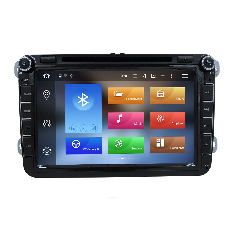 IPS DSP Android 10 2 din мультимедийный плеер для VW passat CC 3C b5 b6 golf 5 6 polo tiguan Turan Seat Altea Toledo BORA RADIO