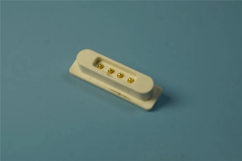 1 пара пружинный магнит Pogo Pin 4 контакта 2,5 мм 2,75 мм Шаг под прямым углом через отверстия припой мужской женский зонд контакт