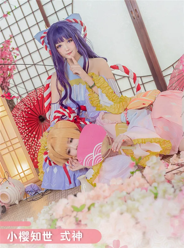 Cardcaptor Sakura кимоно Сакура Томойо Daidouji морской принцесса Лолита кимоно для костюмированной вечеринки; женские модельные игрушки для подарок на год