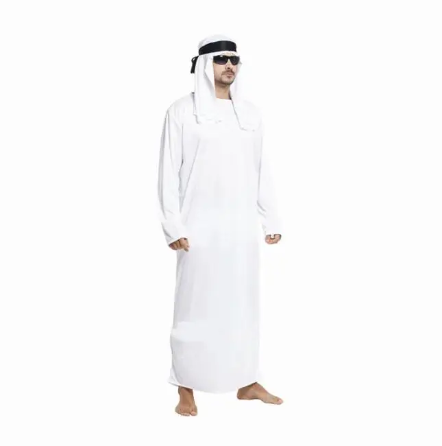 Carnival in Brazil Middle East Men Arab robe dress Prince of Arabia Cosplay fantasia adulto Dubai Emirates costume Rave party |