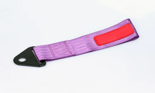 purple Высококачественный нейлоновый крючок полотенце веревка восстановление высокая прочность гоночный автомобиль гоночный буксировочный ремень с металлическим кронштейном - Название цвета: purple