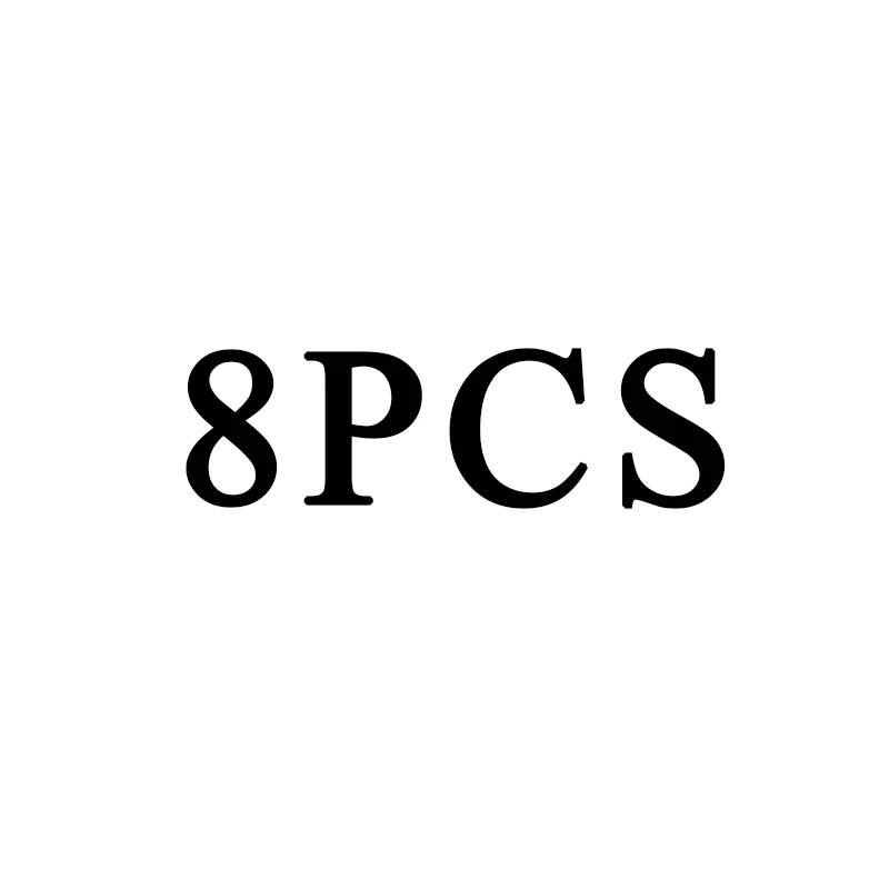 8PCS MISM 1/2/5 шт. светодиодный Мигает бабочка, подвязанные лентой, с объемной волной светящиеся шпилька широкой юбкой, украшение для волос для девочек, игрушки вечерние светодиодный аксессуары для волос - Цвет: 8PCS