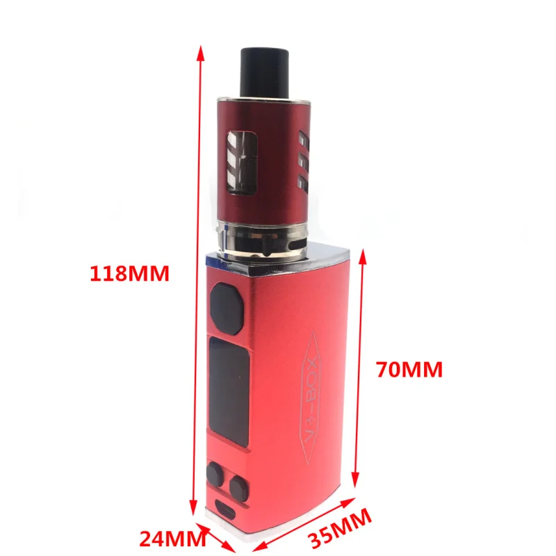 Новая электронная сигарета 30W 60W 80W Регулируемый вейп мод V3 Box комплект 2200mah 0.2ohm