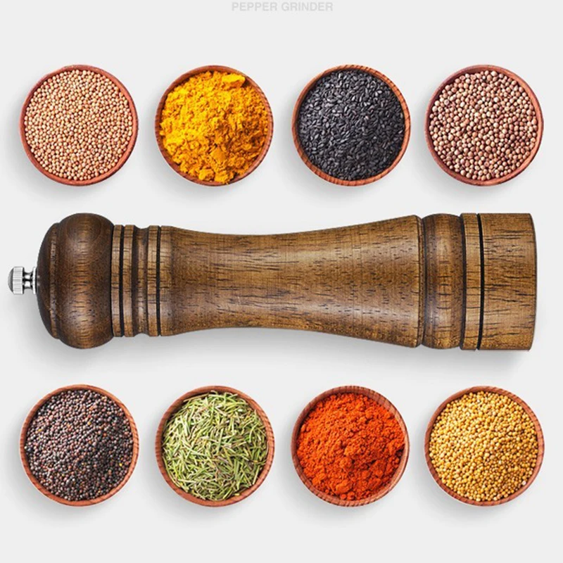 Кухонные инструменты WALFOS мельница для соли и перца из твердой древесины с