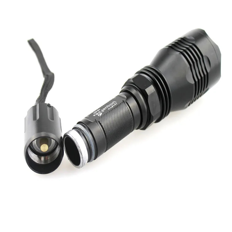 Оригинальная светодиодная вспышка CREE HS 802 Q5 зеленый свет 1 Режим светодиодный