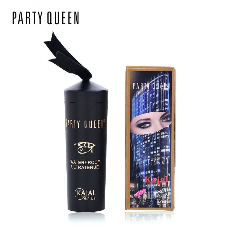 Водонепроницаемая Фирменная подводка для глаз Party Queen New Easy to Wear Black наклейка