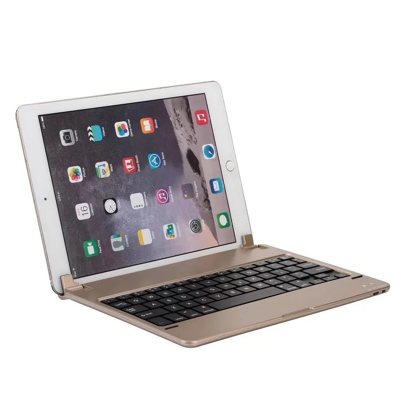 Ультра тонкий беспроводной Bluetooth клавиатура док станция чехол подставка