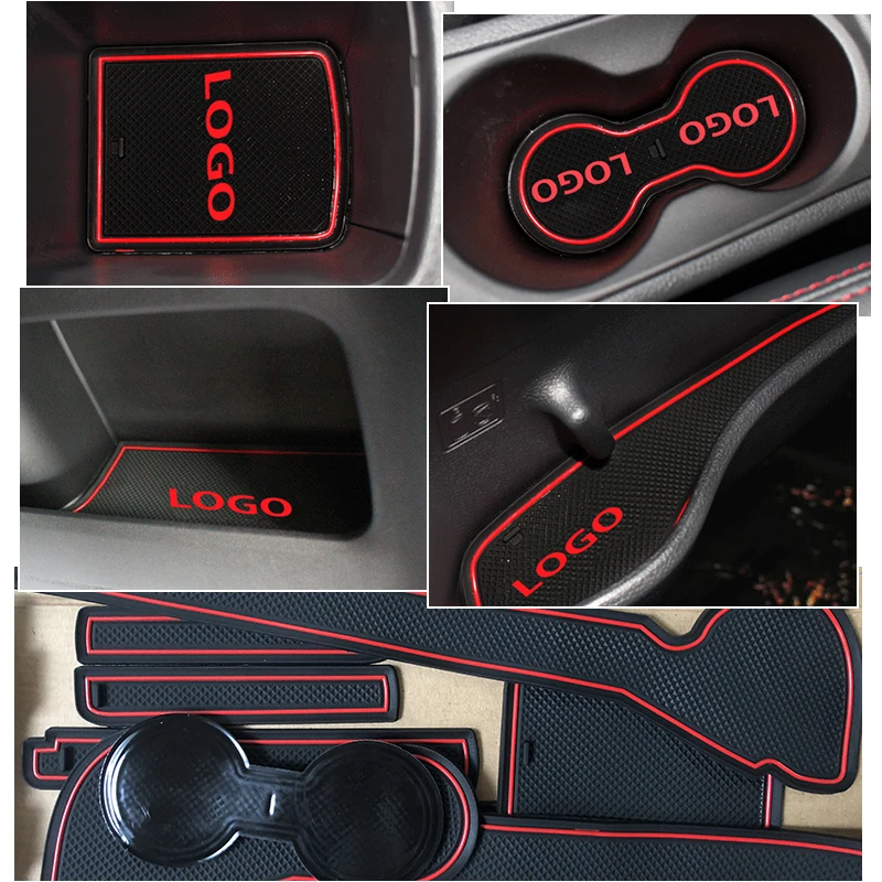Противоскользящий резиновый подстаканник для ворот Chery Tiggo 2 3 4 5 Arrizo 7 бонусный Fulwin