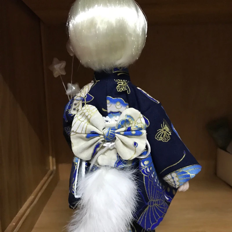 Кукла Одежда кукла 1/6 кукла в кимоно платье с большим бантом для 1/6 BJD SD 30 см кукла аксессуары с вишневым рисунком кролика