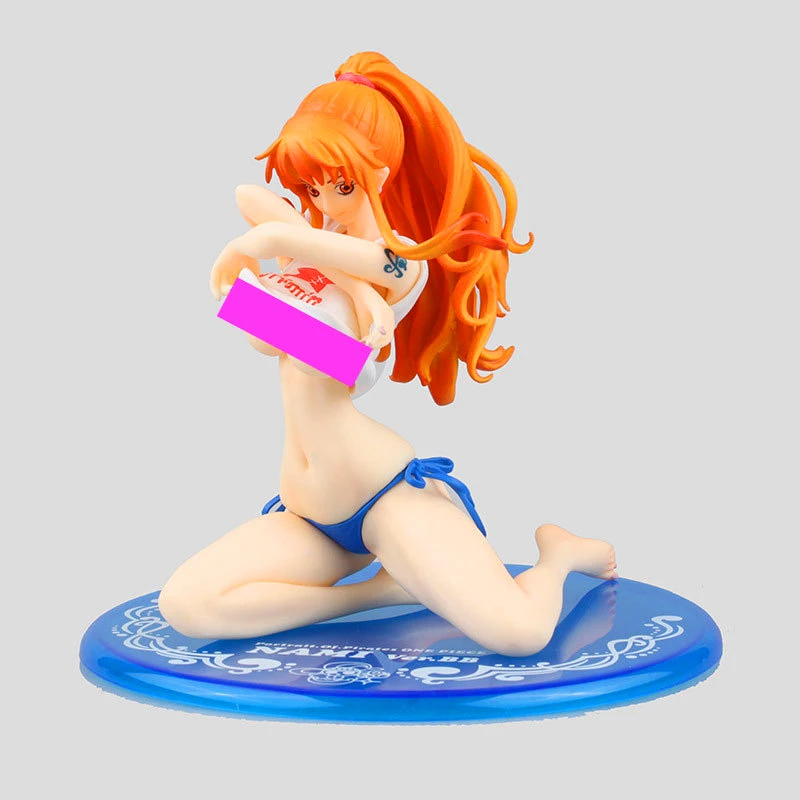 14 см цельная Аниме Фигурка экшн фигурка нами купальник футболка Ver Sexty Girl Doll