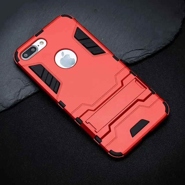 Red Роскошные 3D крутой чехол-книжка для huawei P30 P20 Коврики 20 Pro Plus чехол-гибрид с защитой от ударов и прочная стойка Крышка для huawei Honor 5X6X8X10 - Цвет: Red