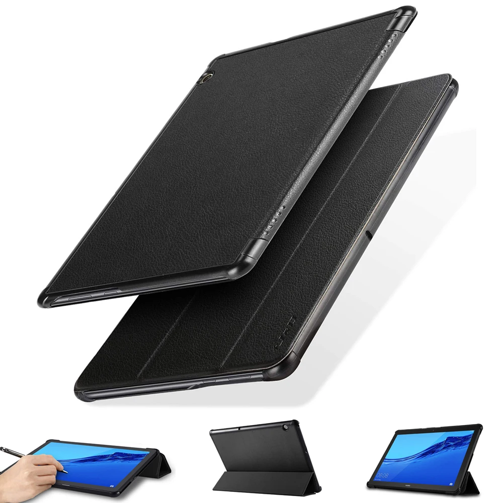 Чехол для huawei Mediapad T5 10,1 8 дюймов, ультра тонкий умный Магнитный кожаный флип-чехол, чехол для huawei T5 1" 8", чехол для планшета