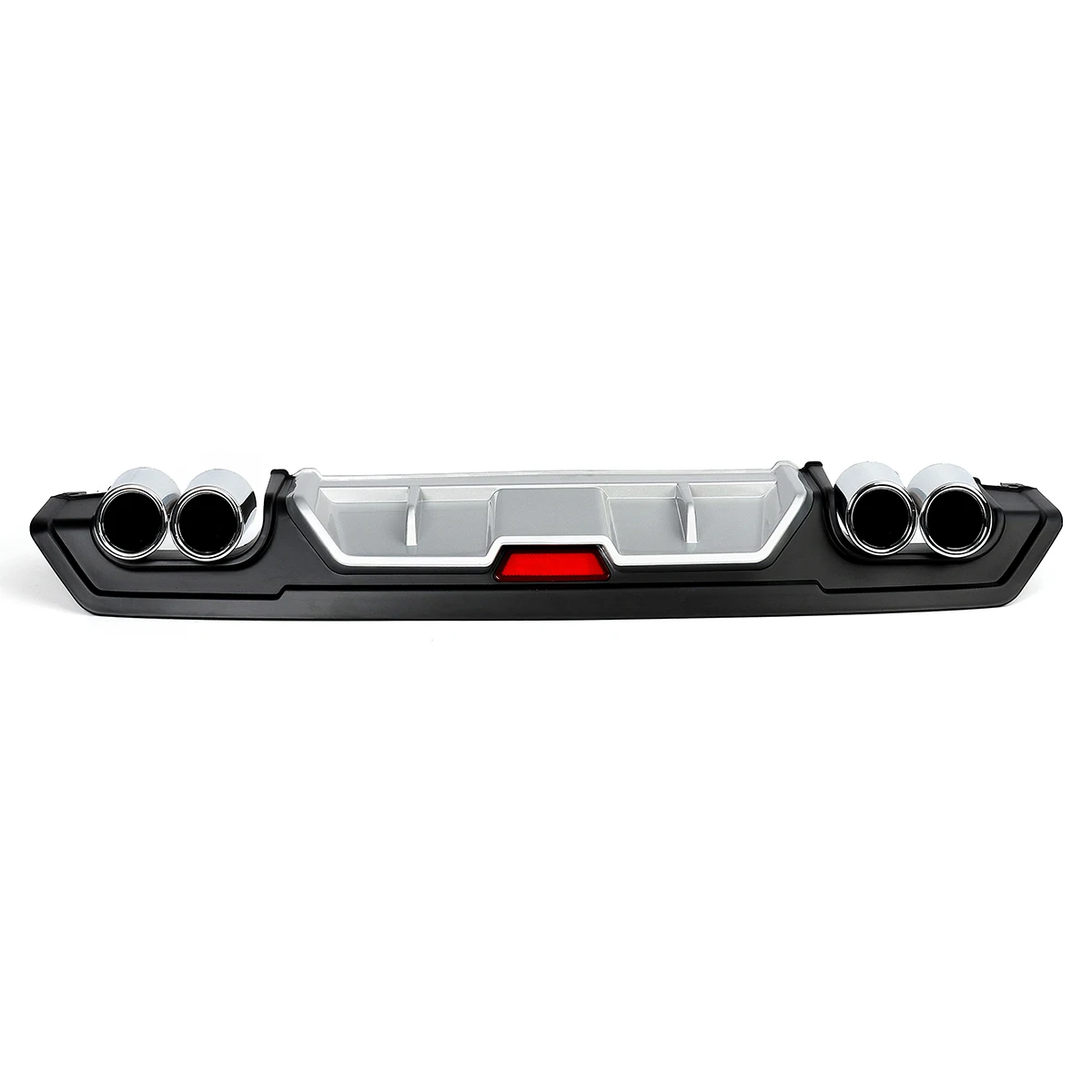 Для Honda Для Civic для JDM задний нижний бампер диффузор для губ с двойным ABS специальным выпускным отверстием выхлопной трубы Декор