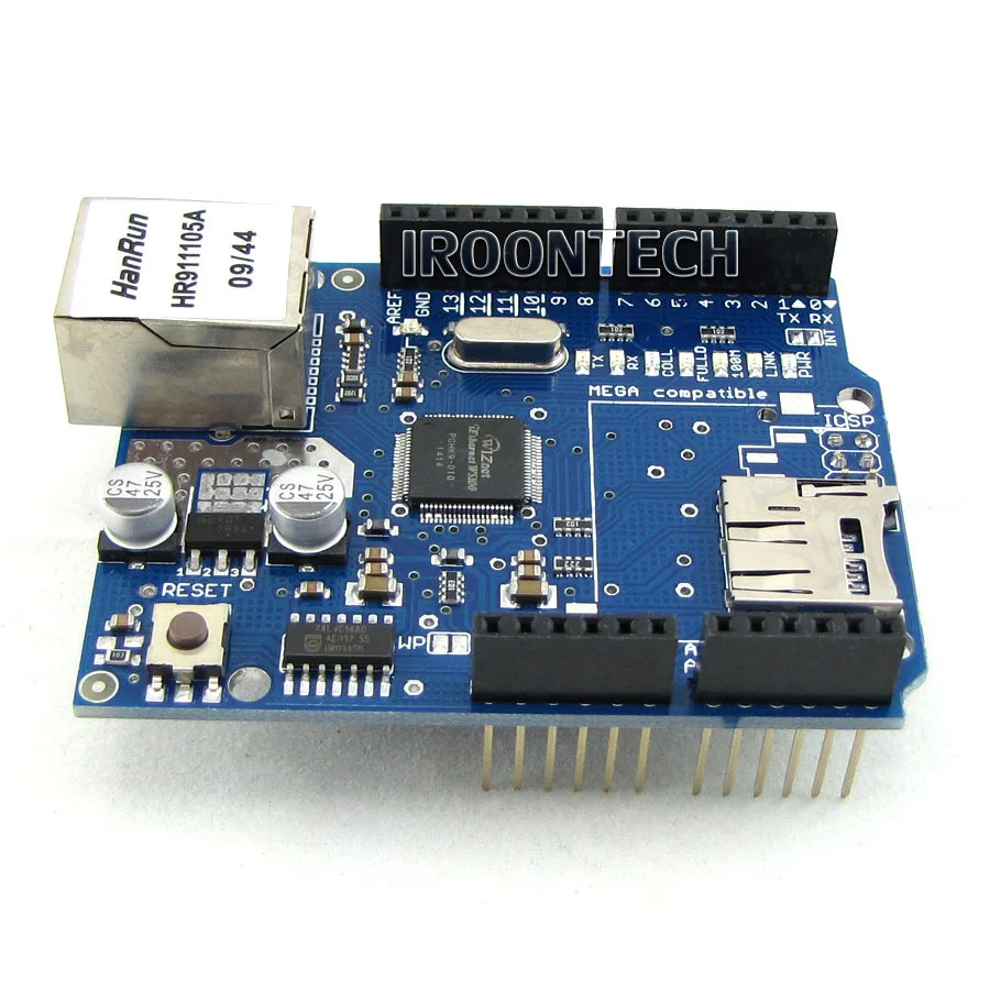 Ethernet W5100 сеть щит доска с SD карты расширения для Arduino | Компьютеры и офис