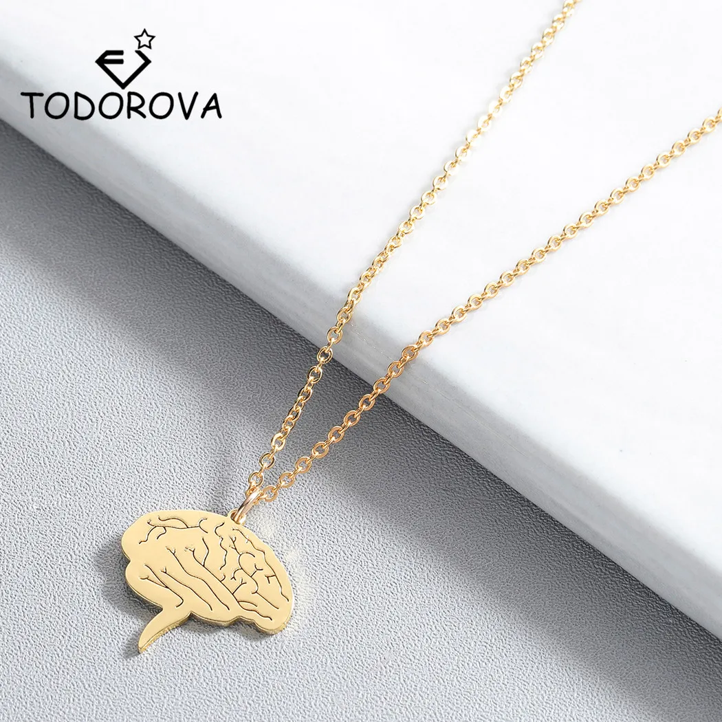 Todorova Fashion Science Jewelry медицинский нейрон черепно мозговой нерв кулон ожерелье