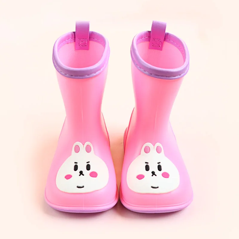 Детская обувь новая модная классическая детская из ПВХ и резины с героями