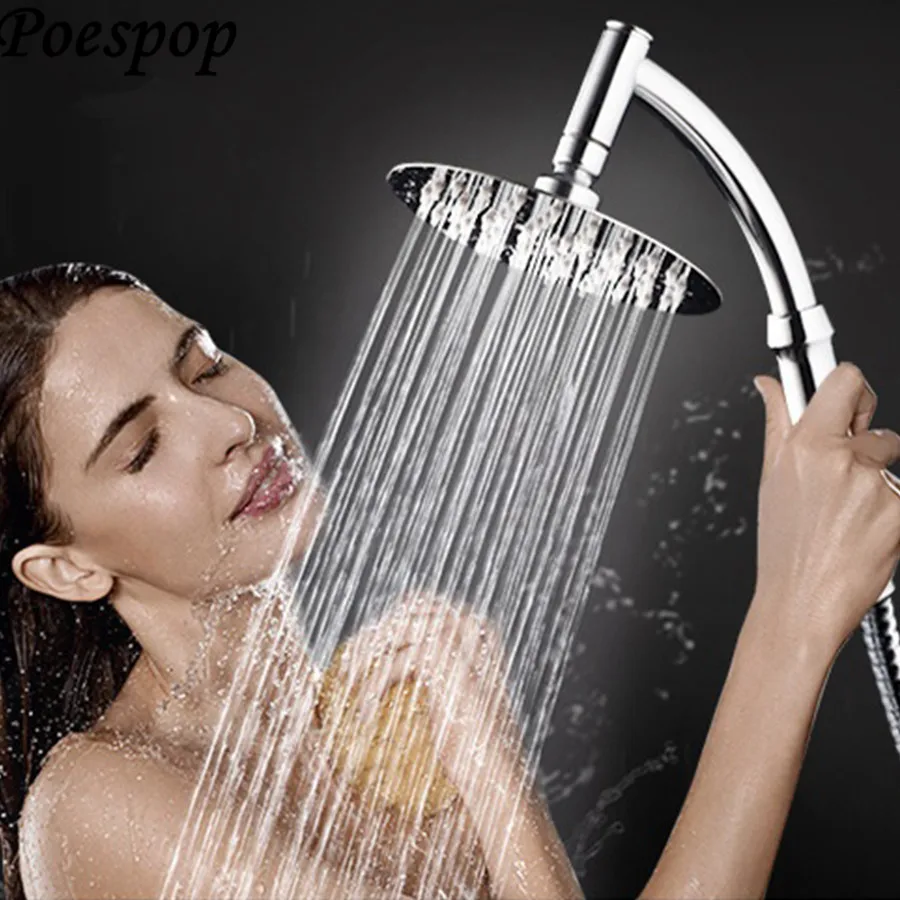 

POSEPOP 4 "/6"/8 "дюймовый ультра-тонкий Насадки для душа Ванная комната душа опрыскиватели осадков Насадки для душа экономии воды Насадки для душ...