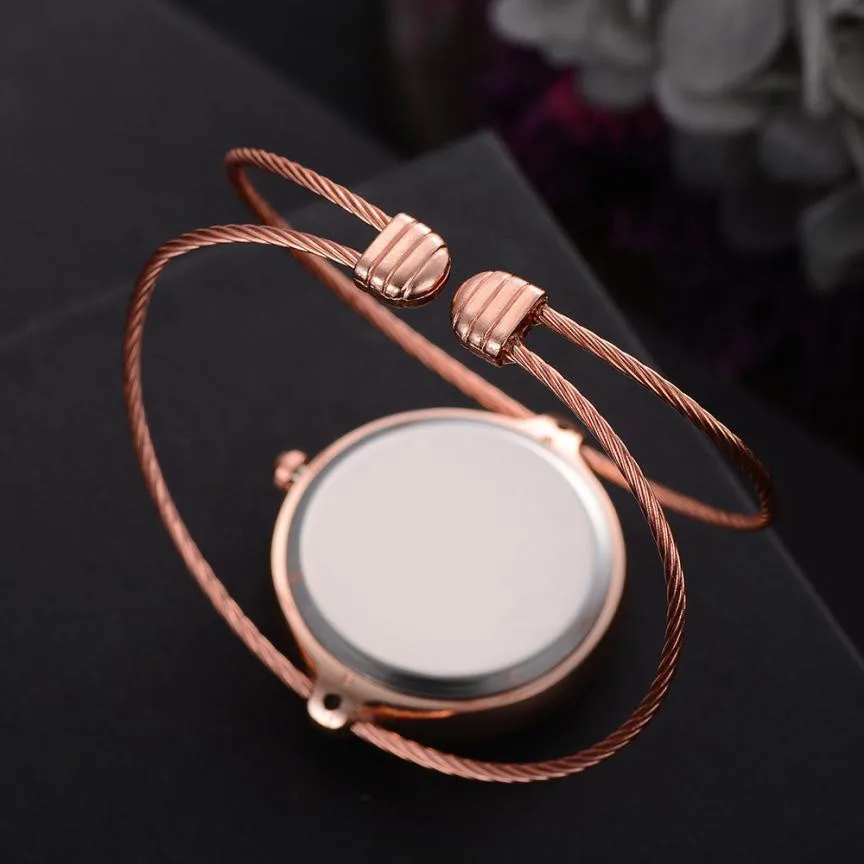 2020 женские модные роскошные часы с браслетом кварцевые под платье розовое золото