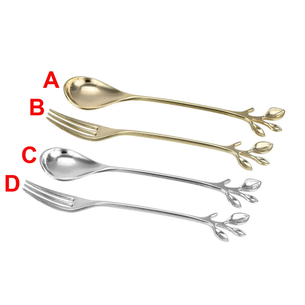 Блестящая чайная ложка для мороженого с длинной ручкой кофейная вилка фруктов