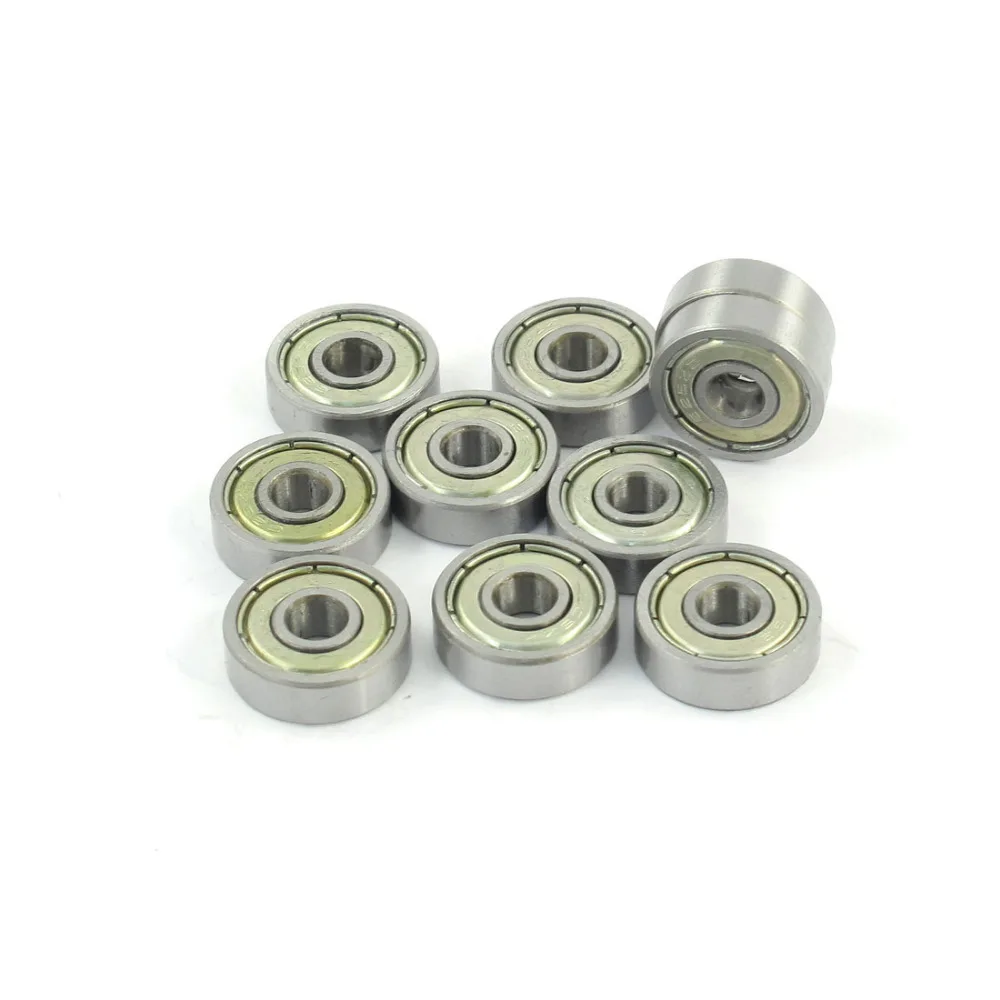 

10 Pcs 625ZZ 5mm x 16mm x 5mm Shielded Deep Groove Radial Ball Bearing
