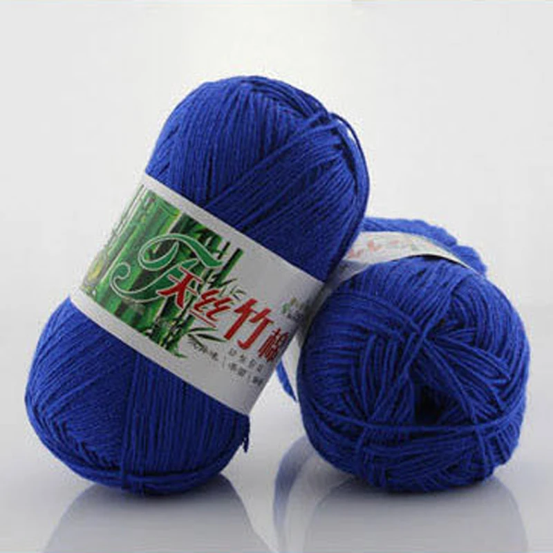 500 г/пакет бамбуковый уголь ручная вязка шерсть хлопок пряжа для детей на весну и