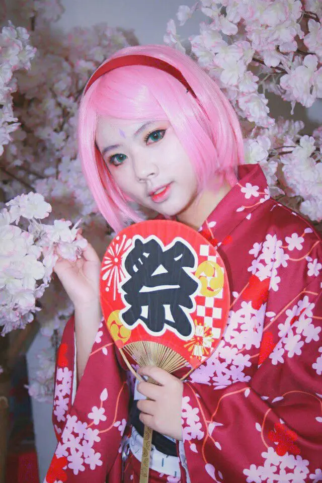 Кимоно Сакура Косплей Аниме костюмы 11 |