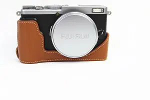 Чехол для камеры из натуральной кожи, чехол для FujiFilm Fuji X70 X-70, профессиональная Нижняя крышка