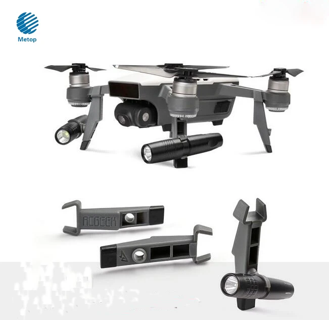 DJI Spark Расширенная посадочная Шестерня удлинительные ножки держатель скелеты с светодиодная фара набор аксессуаров