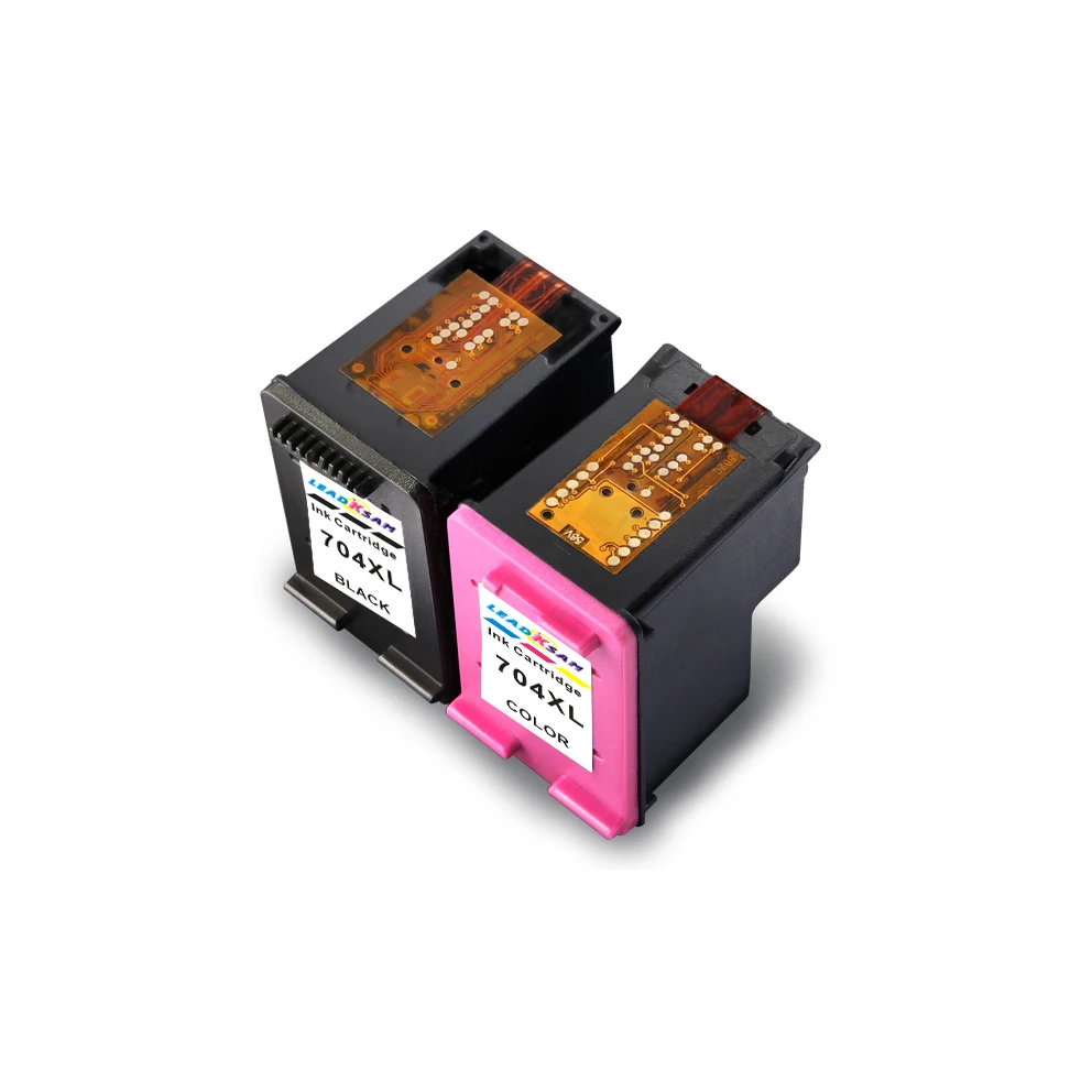Чернильный картридж LEADKSAM 704 совместимый с hp704 704XL для принтера 2010 2060|ink cartridge|hp