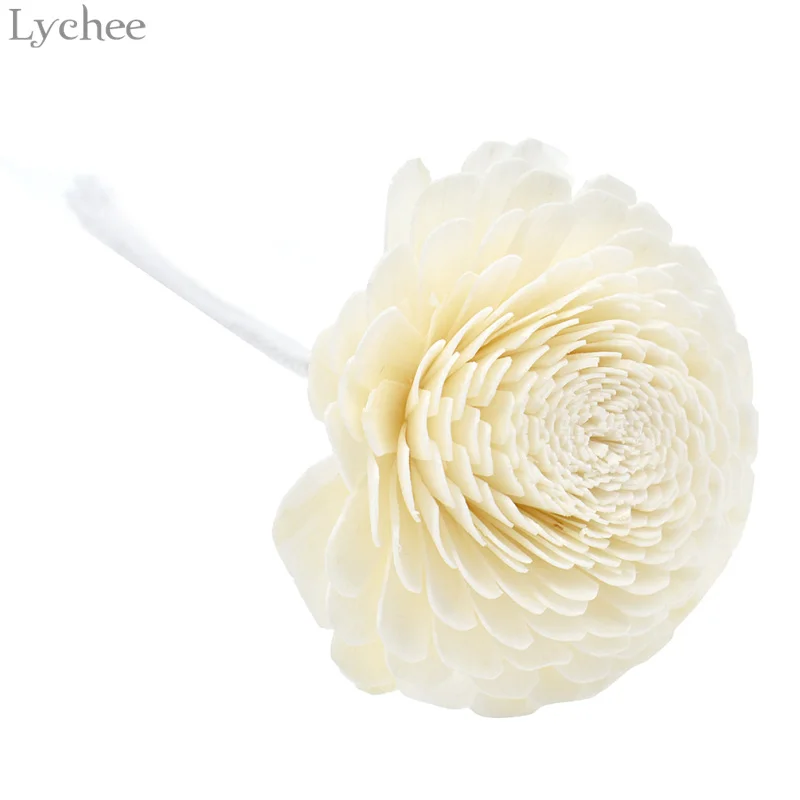 Белые Искусственные цветы Lychee ароматизатор хризантемы диффузор для дома