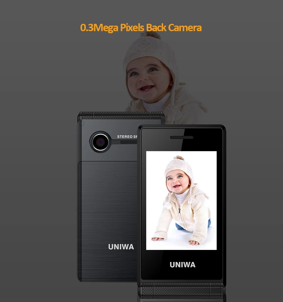UNIWA X28, для пожилых людей, флип, мобильный телефон, GSM, для пожилых, большой, кнопочный, флип-телефон, две sim-карты, FM радио, русский, иврит, клавиатура, мобильный телефон