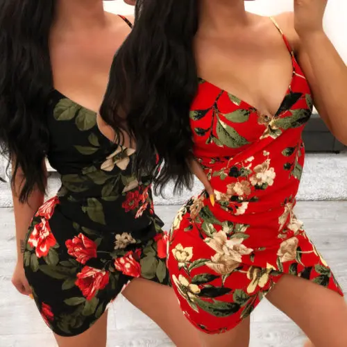 Женское вечернее платье без рукавов асимметричное с V образным вырезом и