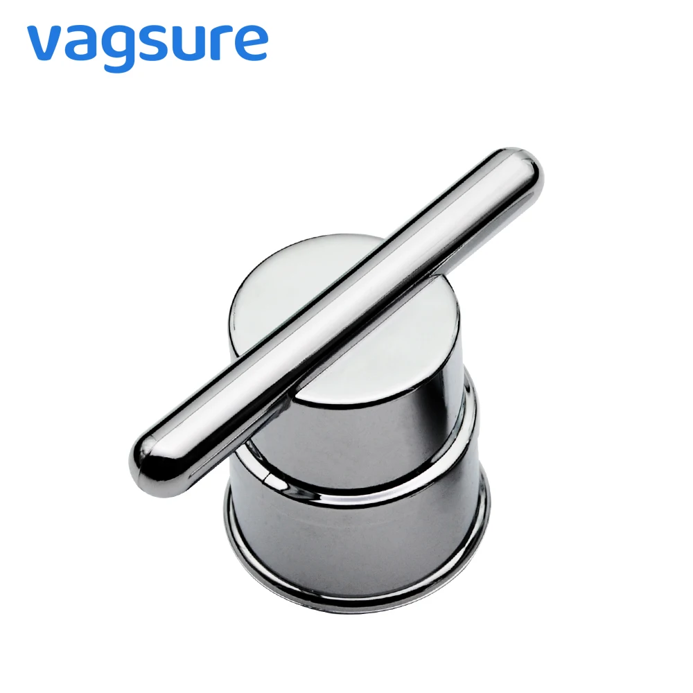 Vagsure 2Pcs/Lot 7.4cm Plastic Electroplated Cute Shower Bathroom Glass Sliding Door Knob Handles Furniture Cabinet Accessories images - 6
