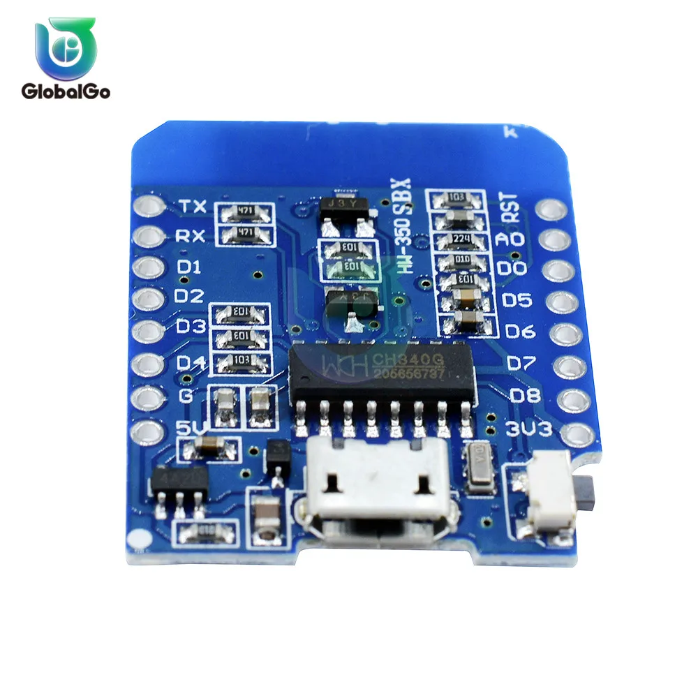USB D1 MINI ESP8266 ESP 12F wifi макетная плата CH340 IOT 3 В с контактами|Детали и аксессуары для