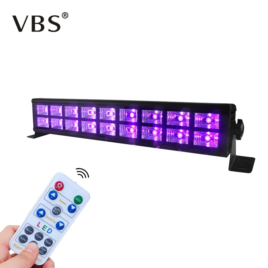 6LED 18LED дискотечный черный светильник s DJ 27 Вт/54 Вт Par УФ лампа вечерние