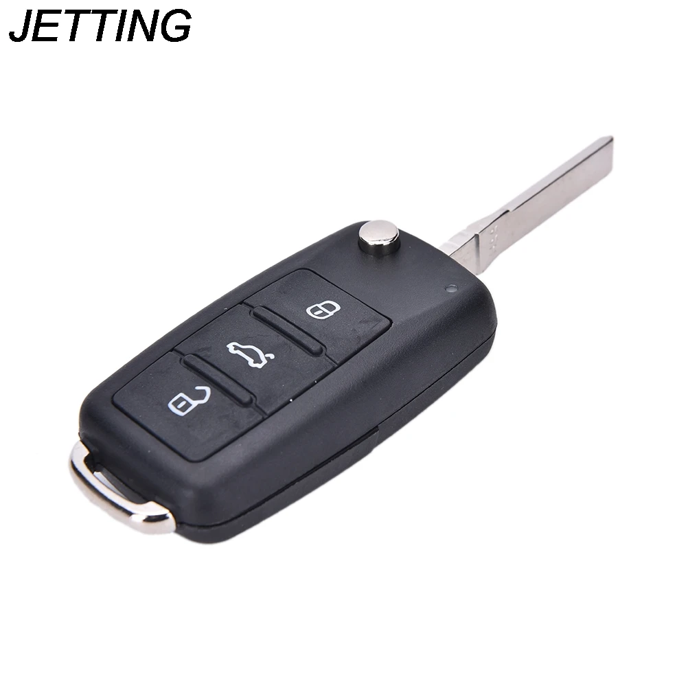 

JETTING 3 Button Remote Key FOB shell case Fit for Polo GOLF MK6 Touareg
