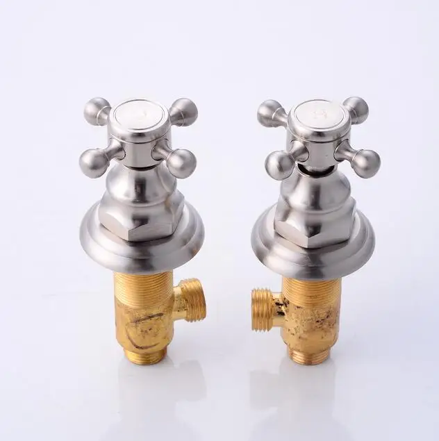 Бесплатная доставка новый дизайн 3 шт. никель матовая отделка твердая латунь