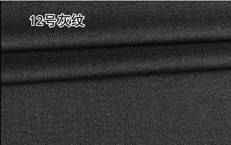 NO12 gray grain Высокое качество камвольной саржевой классический костюм ткань брюки T/мужские/Мужские R шерсть одежда 1 м - Цвет: NO12 gray grain