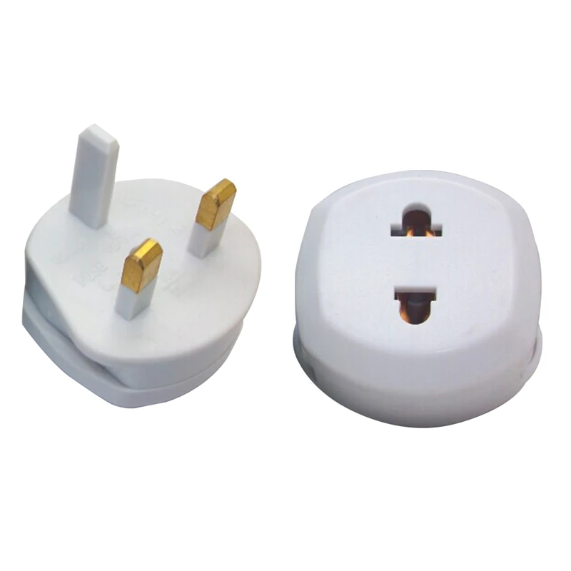 Высокое качество UK Стандартный 2 Pin розетка Великобритании США Plug преобразования для путешествий настенное AC Мощность Зарядное устройство розетки адаптер