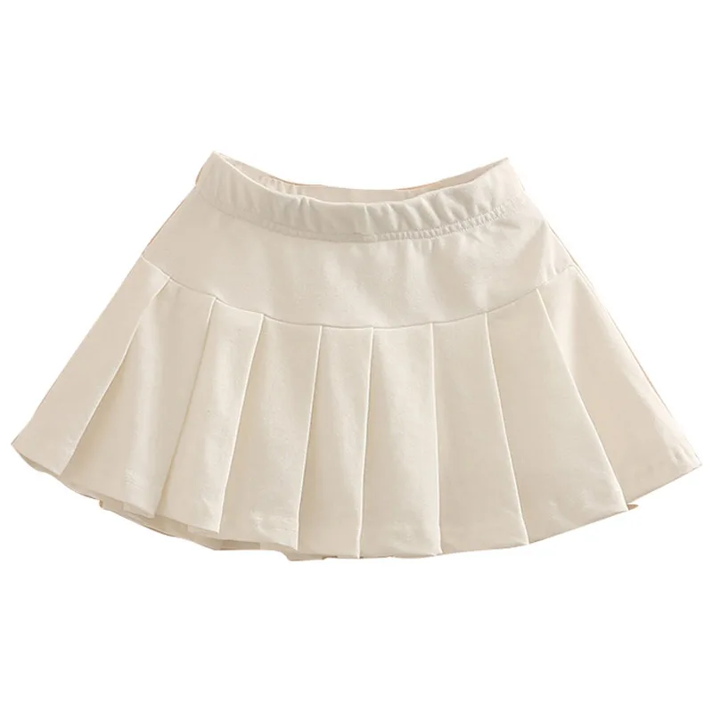

Girls Cotton Pleated Skirt Shorts 2018 Summer New Female Baby Girl Dancing Skirt Security Divided Pants Child Skirts Bottom