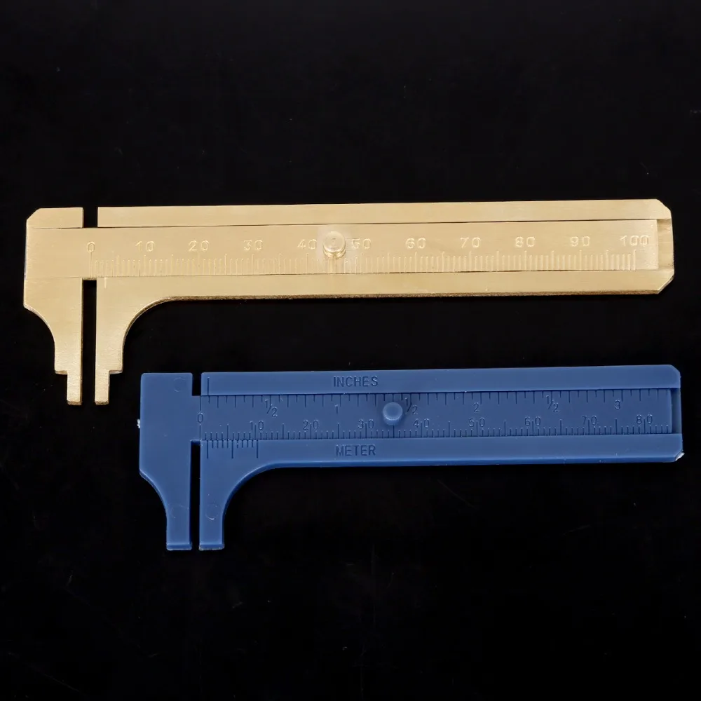 Лидер продаж! Верньерный калибр в виде мини-пластмассы/меди размер 80 100 мм |