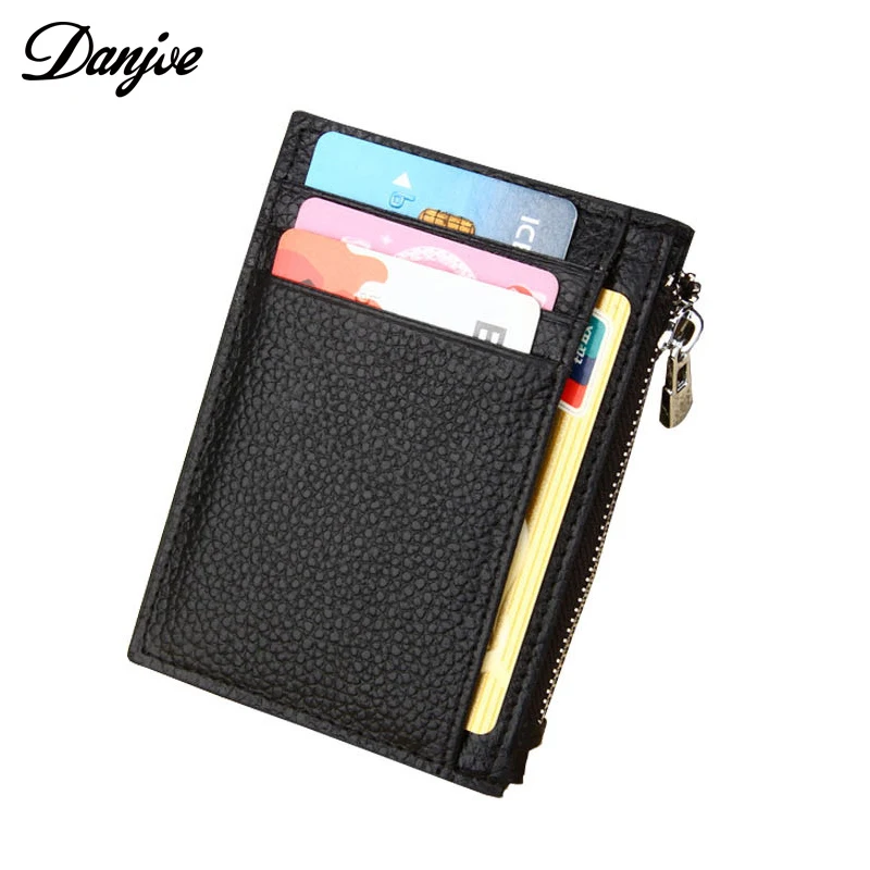 Мужской и Женский кошелек из натуральной кожи с отделениями для кредитных карт