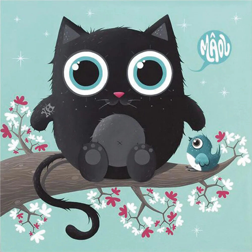 5D животное особой формы Алмазная картина цветок частичный крест StitchDrill наборы