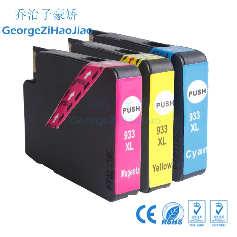 Compatibel Inktpatroon voor hp 932 933 932XL 933XL Officejet 6100 6600 6700 7510 7512 7610 7612 с чипом | Компьютеры и офис