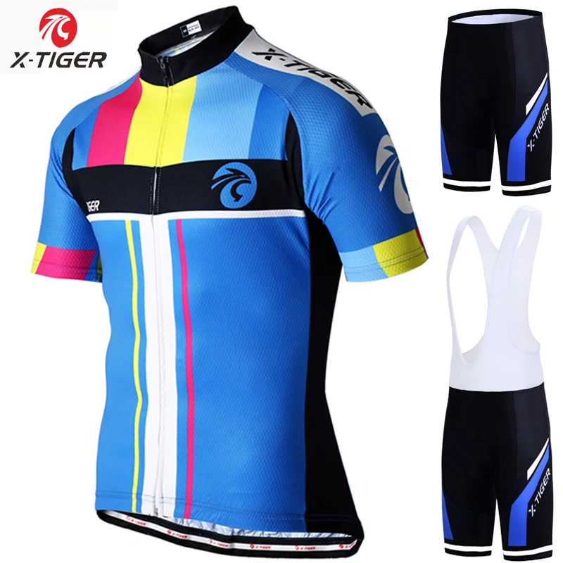 X Tiger Pro комплект летней велосипедной одежды для велоспорта MTB велосипедная одежда