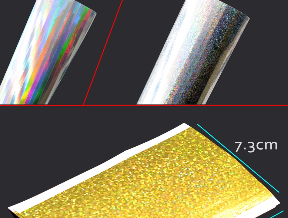 MNFT 10 шт. 12X7,3 см наклейки голографическая пленка DIY приманка для ловли нахлыстом радужная пленка вспышка Нимфа материалы для завязывания мух