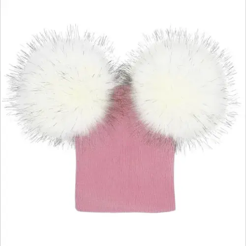 AU STock Kids Baby Boy Girl Pom Hat Winter Warm Crochet Knit Bobble Beanie Cap | Детская одежда и обувь